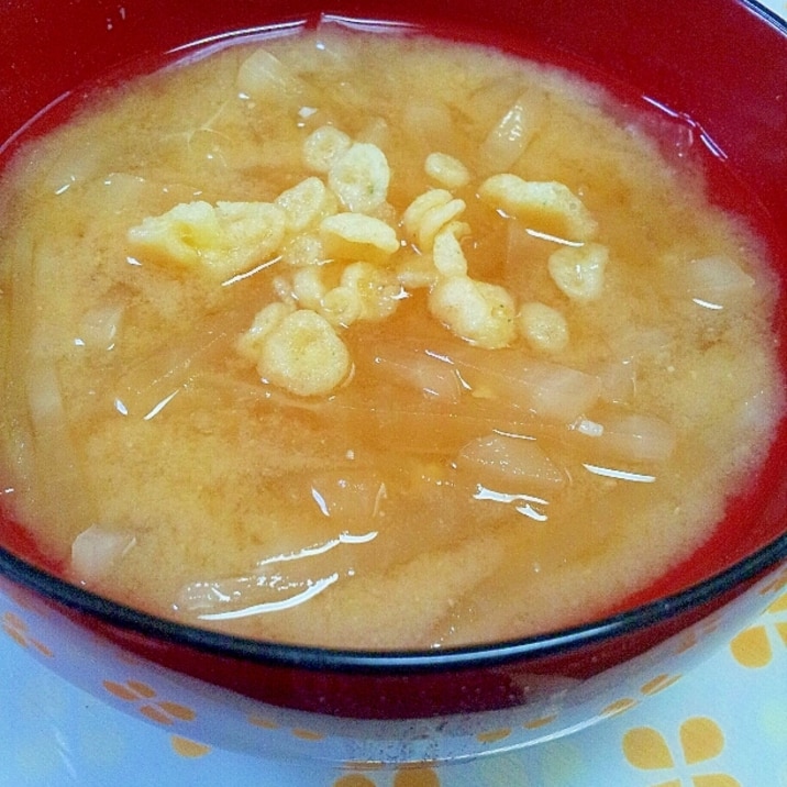 大根と揚げ玉のお味噌汁 レシピ 作り方 By ラズベリっち 楽天レシピ